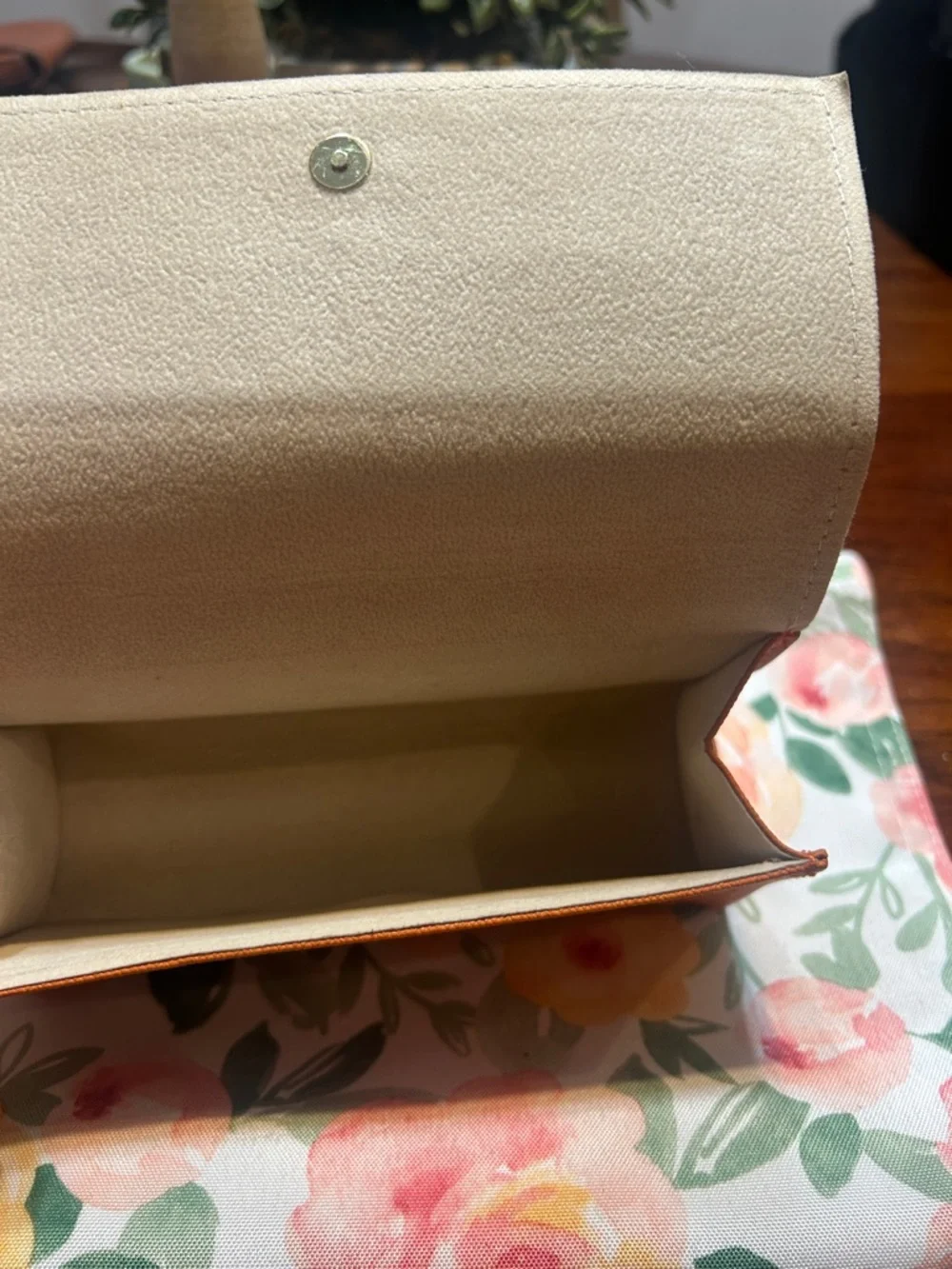 Tory Burch Orange Glasses Sunglasses Case